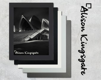 A4 A5 A1 A3 A2 Colourful  Picture Frames, Trendy Wall Art Photo Frame Gift For Family, Modern Style Black White Gray Poster Picture Frame