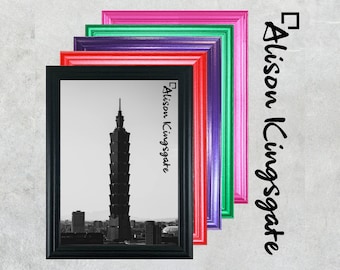 A4 A5 A3 A1 A2 Colourful Wall Art Picture Frames Black Pink Red Purple Green Friends Gifts Photo Frames In Classic Style