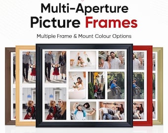Multi Picture Frame – Family Photo Collage Frame in Classic Style | Available in Different Sizes & Colors