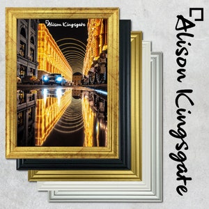 A5 A3 A1 A2 A4 Picture Frames, Black Gold White Silver Picture Frames, Colourful Wall Art Photo Frames, Classic Style Picture Frames