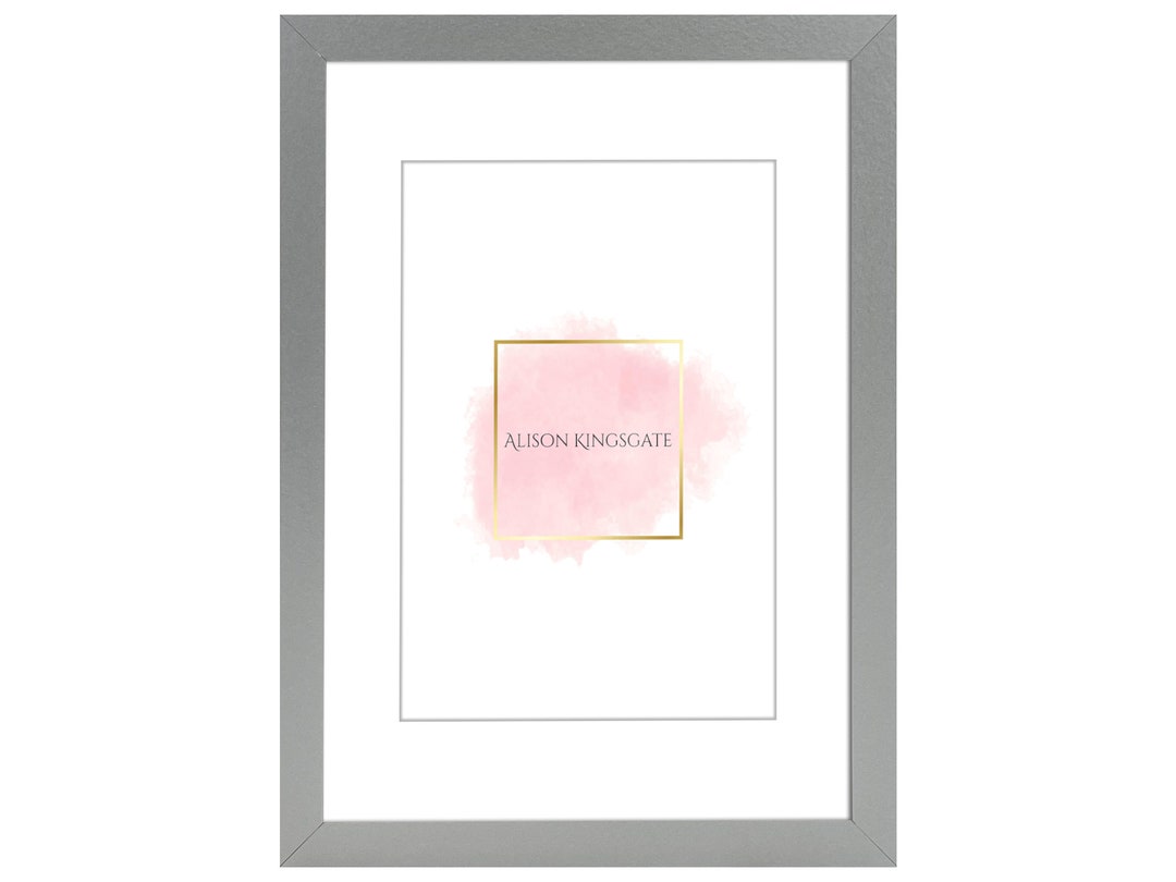 Modern Thin Picture Frames With Mount Silver Poster Frame Photo Frames