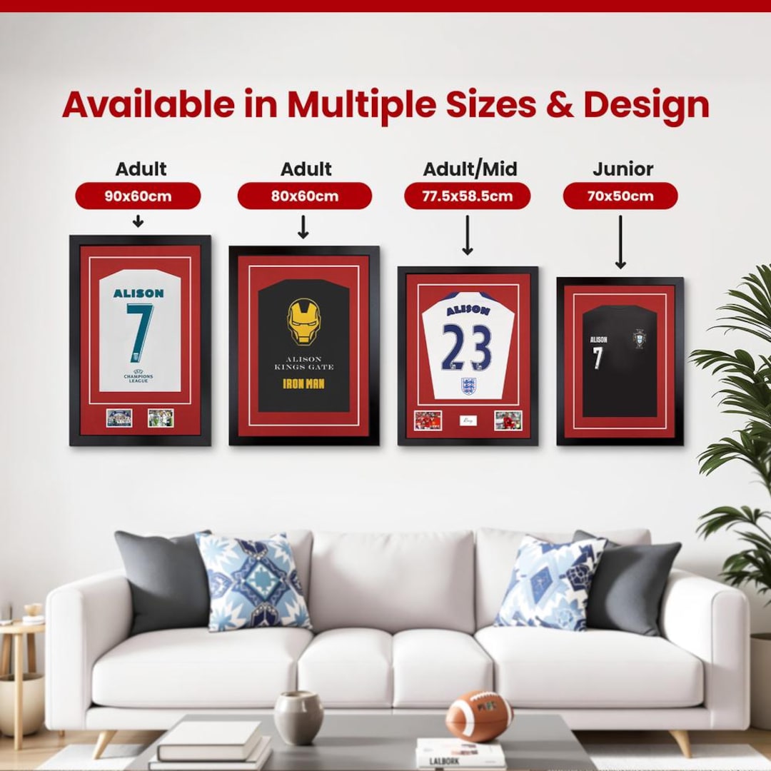 Football Shirt Frame | 3D Deep Box Frame for Soccer Jersey, Cricket ...