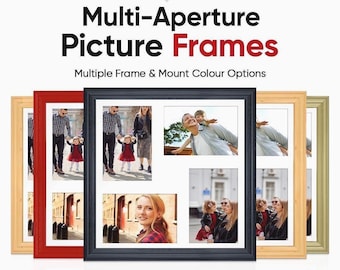 Multi Picture Frame – Family Photo Collage Frame in Classic Style | Available in Different Sizes & Colors
