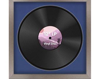 16x16 Vinyl Record Frame | 16" LP Album Display |Record Wall Frame | Vinyl Album Cover Holder in Modern Style