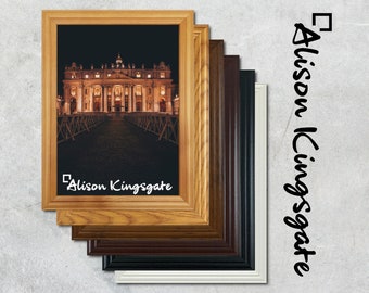 A5 A3 A1 A2 A4 Picture Frames, Black Oak White Walnut Picture Frames, Colourful Wall Art Photo Frames, Classic Style Picture Frames
