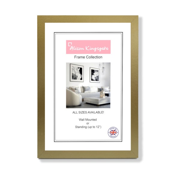 Gold Picture Frames Etsy UK