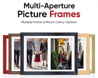 Multi Picture Frame – Family Photo Collage Frame in Classic Style | Available in Different Sizes & Colors
