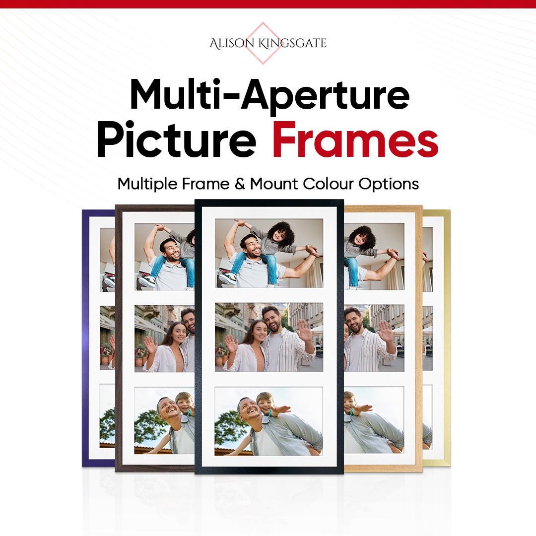 Different Photo Frame Multi Picture Frame – Family Photo Collage Frame in Modern Sleek Style ...