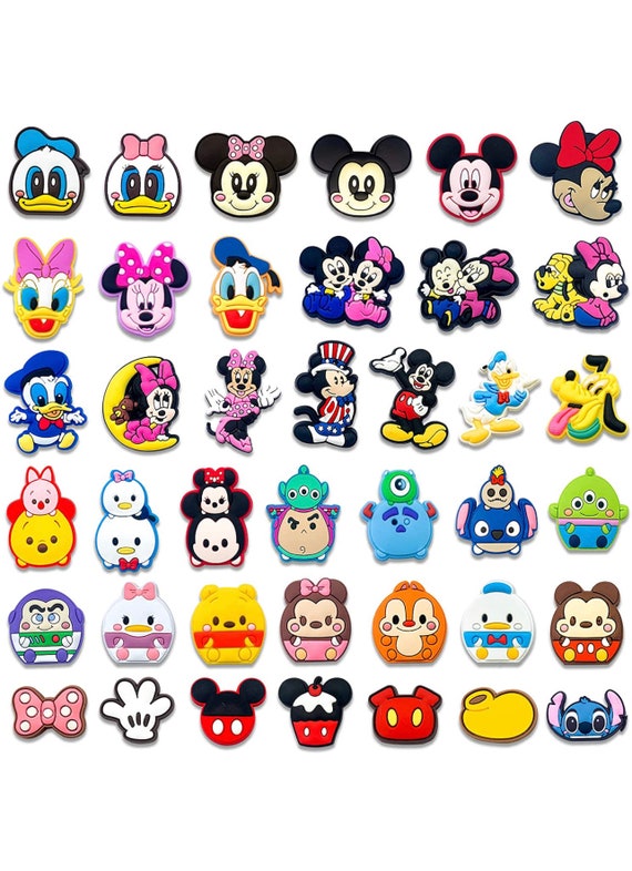 Disney Croc Charms, Croc Jibbitz, Minnie, Mickey, Stitch, Donald