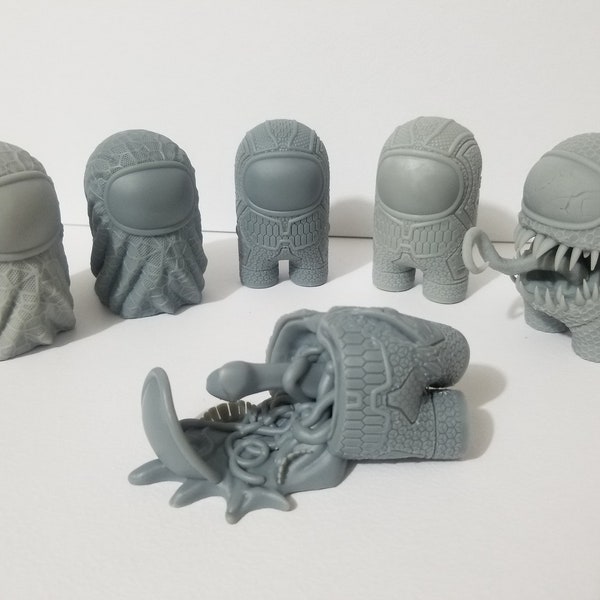 Figure 3d modèle stl fichier imprimable « BUNDLE inclut les gars normaux, fantômes, imposteurs et morts »