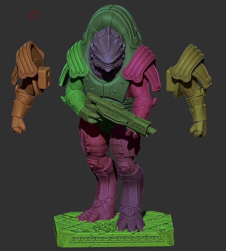 Model 9 Cut and Keyed 1/6 Scale 3d Printable Files - Etsy
