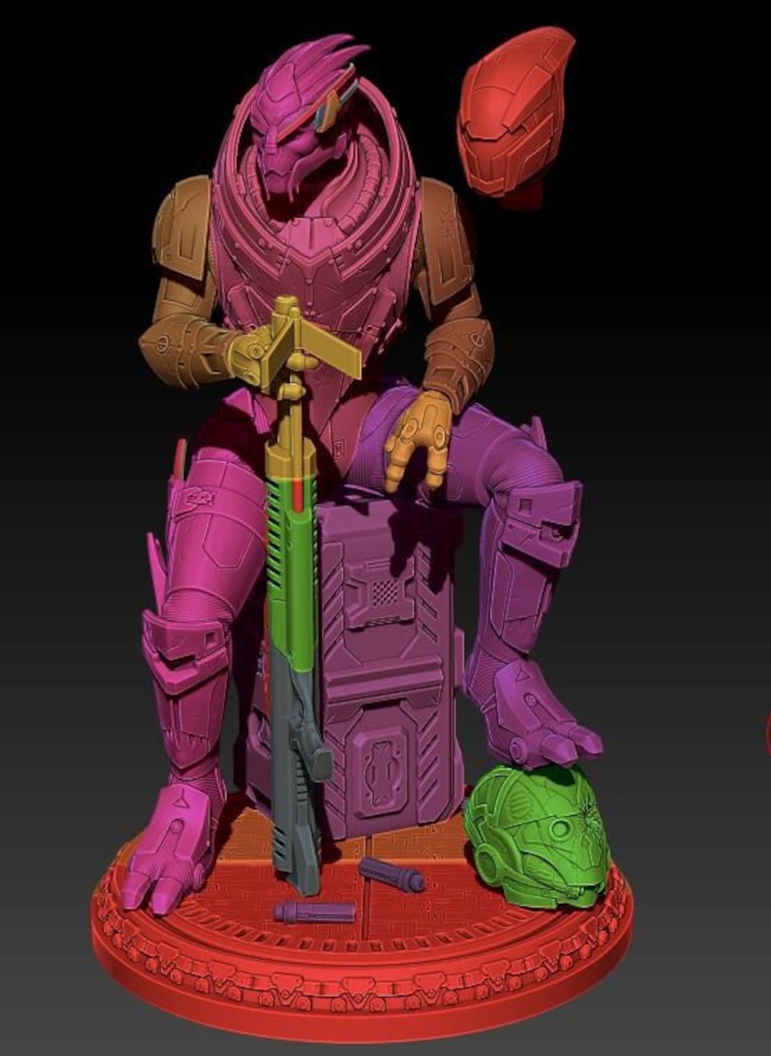 Model 10 - Cut and Keyed - 1/6 Scale 3d Printable Files - Etsy