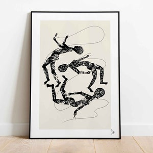 Moire, Sorelle del Destino, Stampa sulla mitologia greca: Poster con Dei e Dee, Regalo per gli amanti dei miti, Colori assortiti, A4, A3, A2
