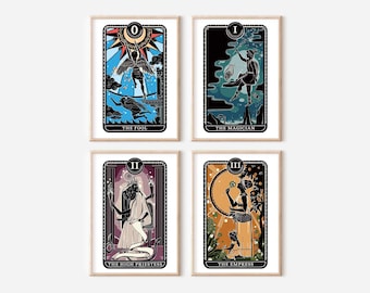 Greek Mythology Tarot Card Print Selection (A5, A4, A3)