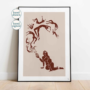 Pandora's Box Print: Griechische Mythologie Götter Wandbild (A4, A3)