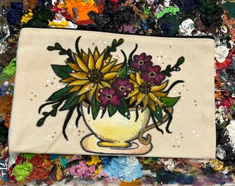 Bolsa de chávena de flores