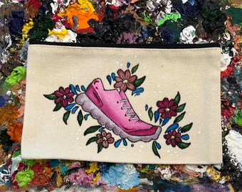 Bolsa pintada para tênis de corrida