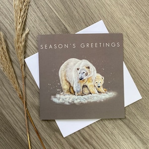 Christmas Card Polar Bears
