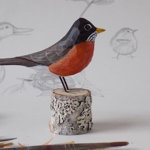 Robin Woodcarving