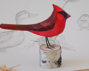 Cardinal Woodcarving