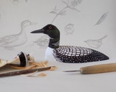 Loon Woodcarving