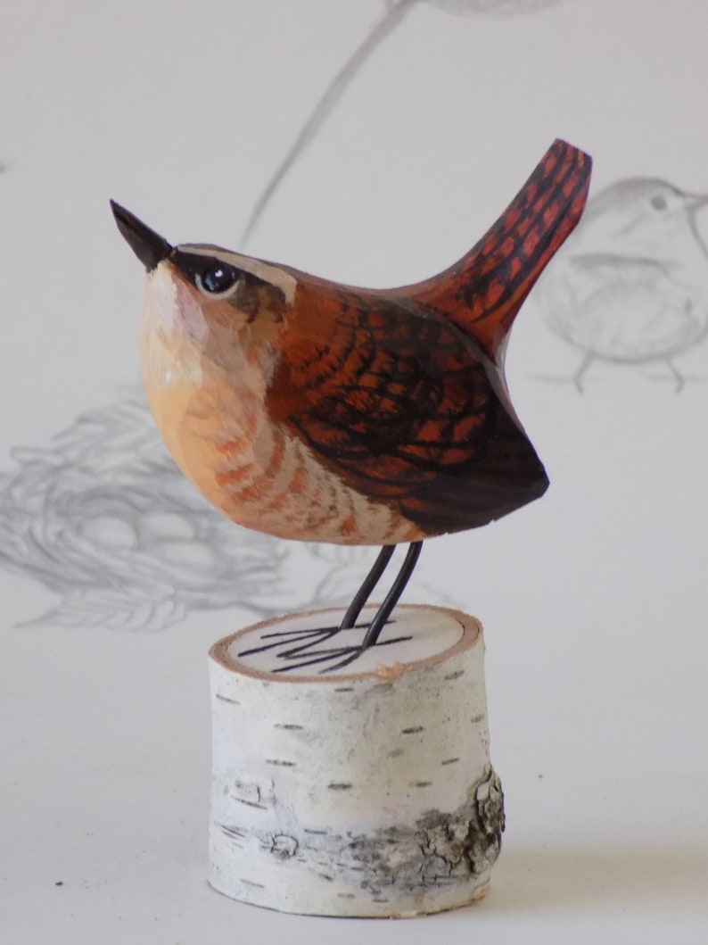 Wren Woodcarving image 3