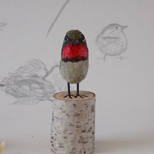 Humming Bird Woodcarving image 4