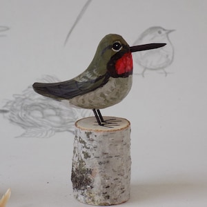 Humming Bird Woodcarving image 1