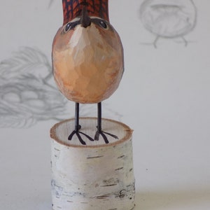 Wren Woodcarving image 2