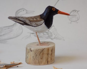 Oyster Catcher Woodcarving