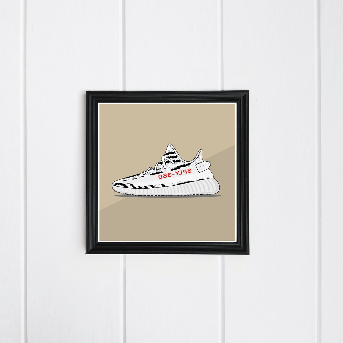 yeezy zebra print