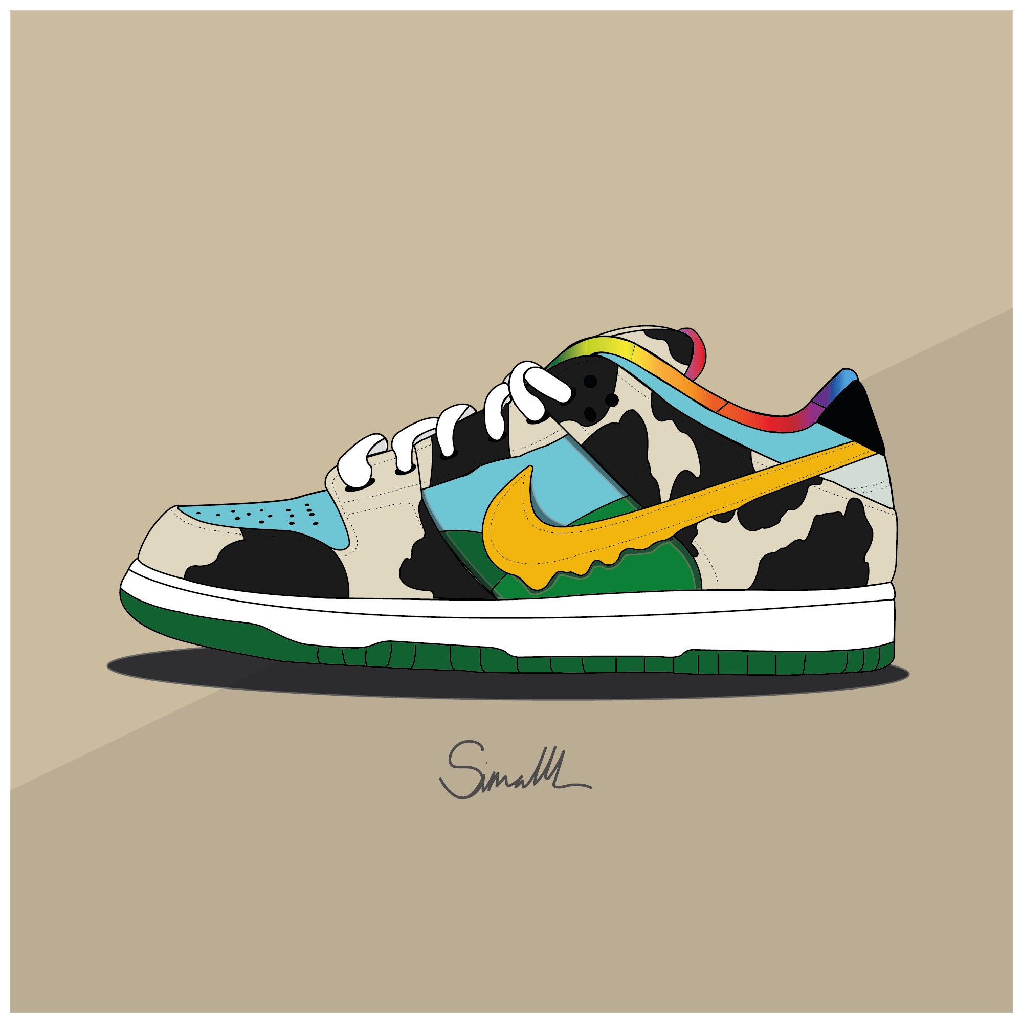 Ben and jerry shoes - Etsy Italia