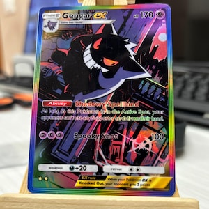 Carta Pokémon TCG Pocket App Card - Gengar Full Alternative Art Custom Replica