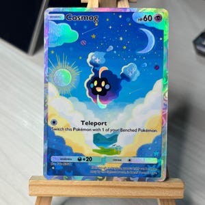 Pokemon Card Custom Cosmog Full Art Proxy Replica (Handgemaakt, Bekijk video)