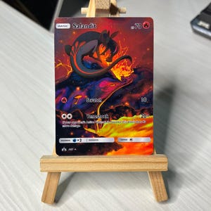 Pokemon Card TCG Salandit TOTAL Full Art Custom Rainbow Holographic Effect (Perfect Cadeau-idee)