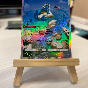 Carta Pokémon Custom TCG Pocket - Vaporeon Alternative Full Art Custom Replica