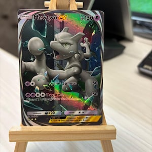 ポケモン TCG ポケットアプリカード - ミュウツー シャイニー イマーシブ オルタナティブ フルアート カスタムレプリカ