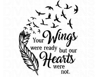 Download Free Your Wings Were Ready Svg Etsy SVG Cut Files