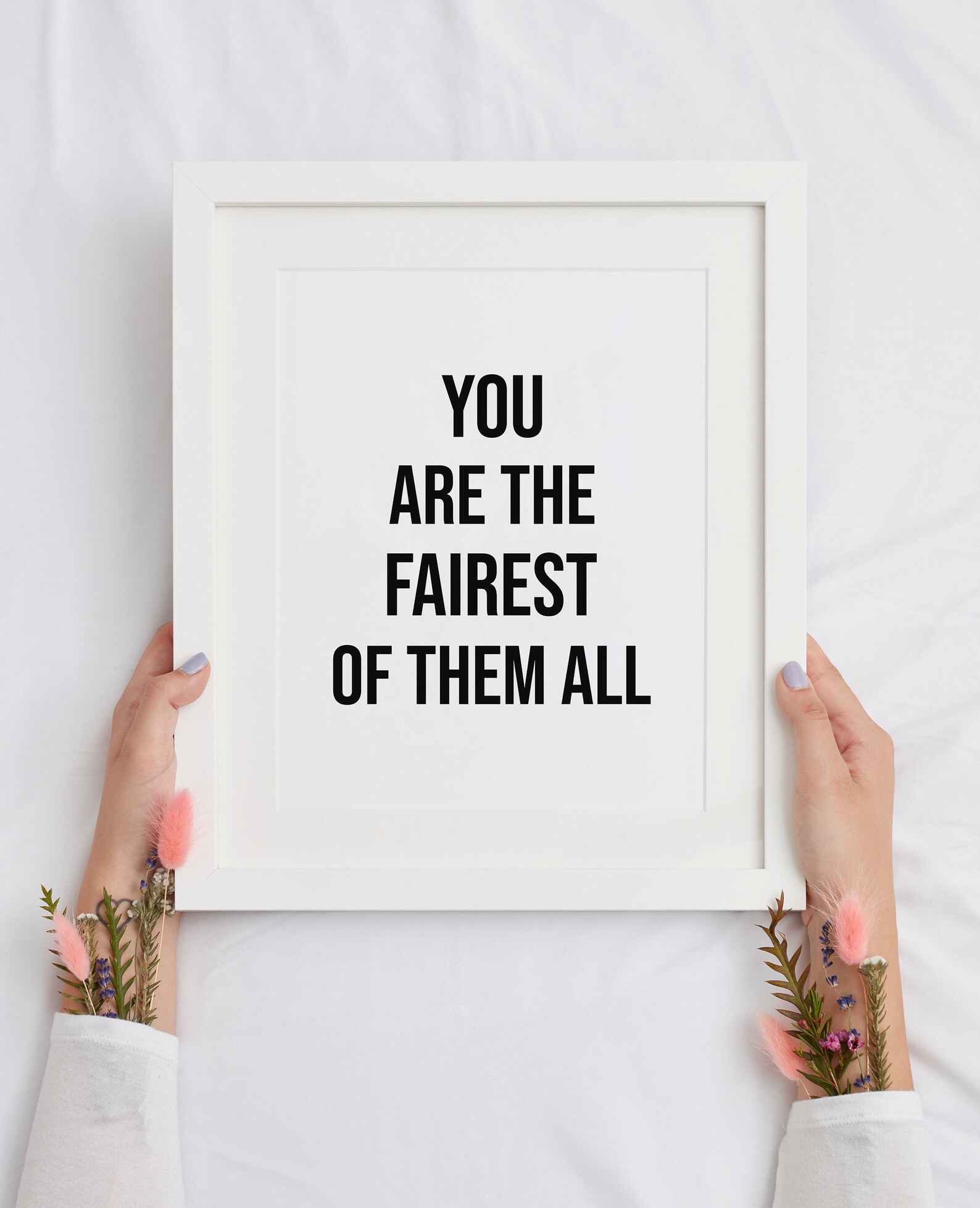 You Are the Fairest of Them All DIY Downloadable Wall Print - Etsy