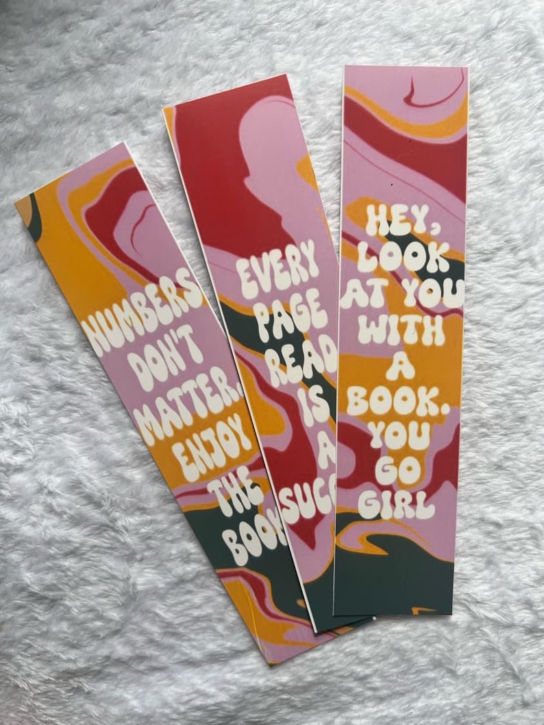 Slogan Bookmarks Positive Affirmation Gifts For Readers Bookmark slogan-bookmarks-positive-affirmation-gifts-for-readers-bookmark