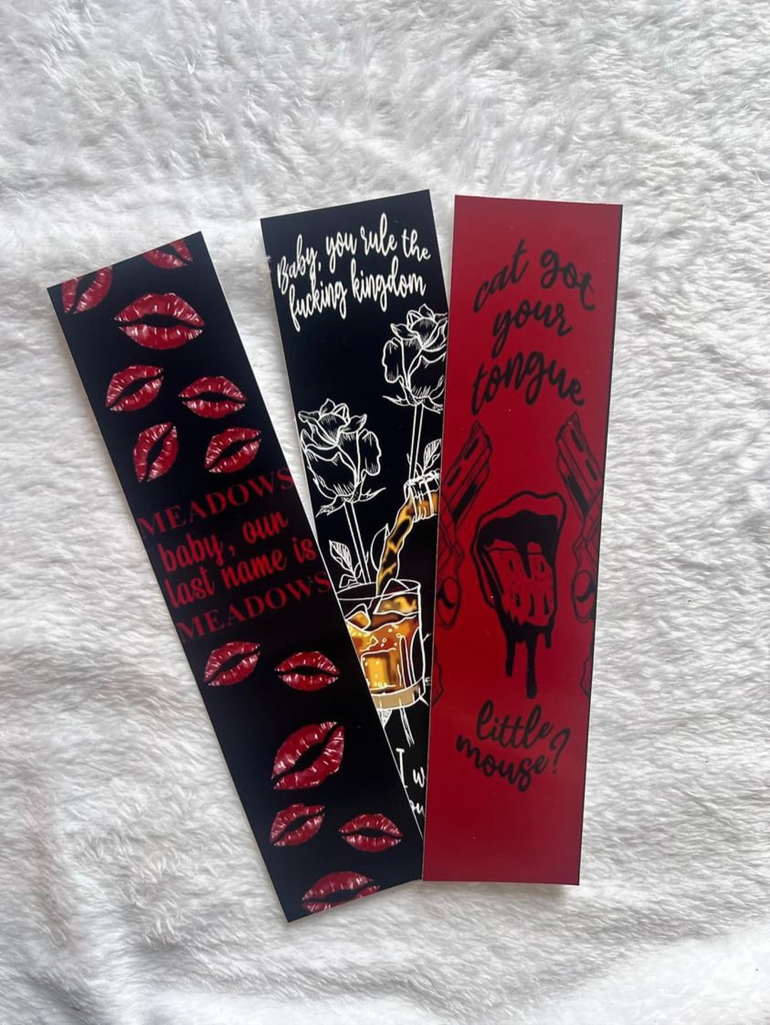 3 haunting Adeline Bookmarks, Haunting Adeline, Dark Romance Books, Spicy Books, Zade Meadows