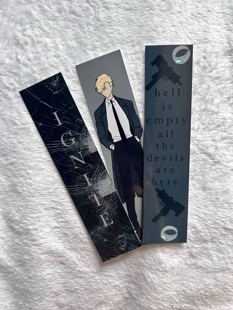 Aaron Warner Bookmarks: Shatter Me, Ignite Me, Bookmark Sets, Gifts for ...