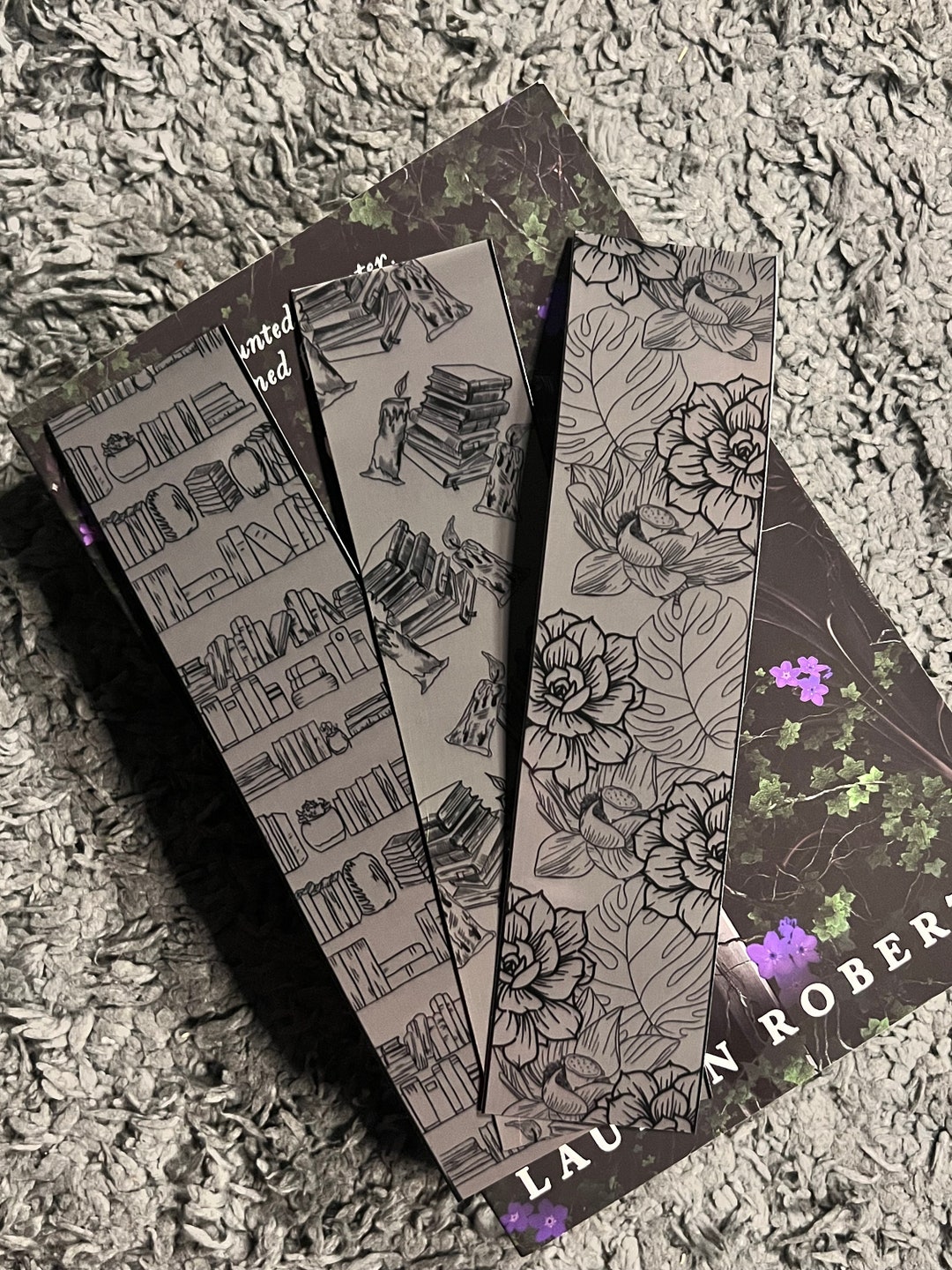 3 Library Aesthetic Bookmarks, Bookmarks, Bookmark Sets, Book