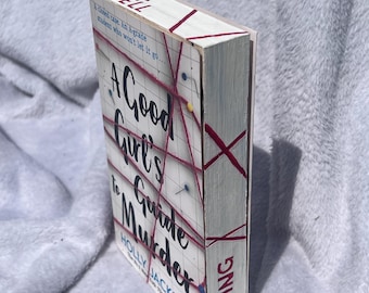 A Good Girls Guide To Murder: Hand Painted Sprayed Edges, Holly Jackson, Sprayed Edges, Painted Books, Custom Books, Books, Mystery Book, YA