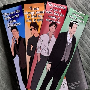 4 twisted Love Bookmarks, Twisted Love, Romance Books, Ana Huang