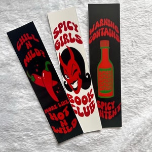 Spicy Books Bookmarks: Romance Books, Spicy Books, Dark Romance, Smut, Smutty Books, Bookmark Sets, Book Accessories, SmutTok, Reading