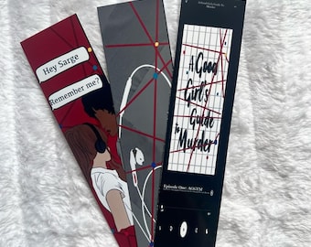 A Good Girls Guide To Murder Bookmarks: AGGGTM, Holly Jackson, Booktok Books, YA Books, Popular Books, Gifts For Readers, Bookmarks, Books