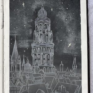 Babel by RF Kuang Print: RF Kuang, Art Print, Painting, Book Print, Book Gifts, Gifts for Readers, Fantasy Books, Dark Academia, Prints