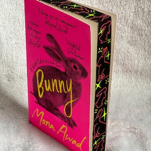 Bunny: Hand Painted Sprayed Edges, Booktok Books, Popular Books, Painted Books, Painted Edges, Sprayed Edges, Dark Academia, Hand Painted