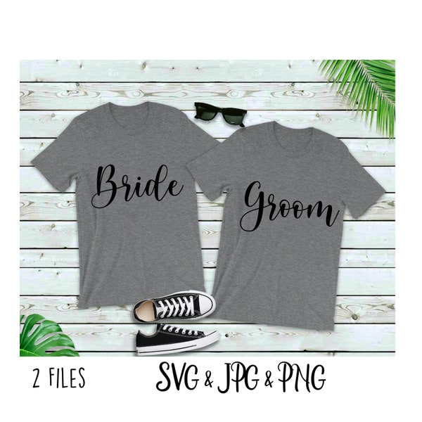 Bride & Groom SVG, JPG Files - Digital Download - Wedding SVG